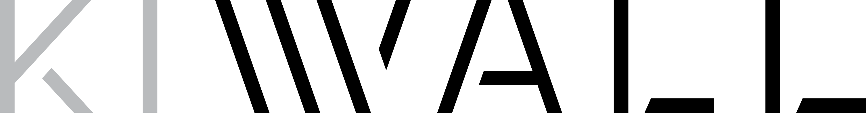 KIWALL Logo Black and Gray